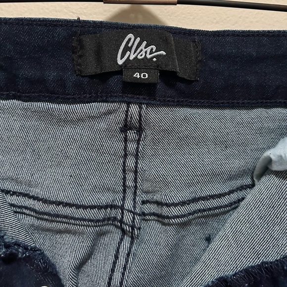 Clsc Mens Dark Wash Slim Fit Jeans 40x32 - Picture 5 of 7